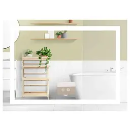 Дзеркало Lidz Kubis (KU1) 900х700 мм з LED-підсвічуванням Touch LD78LF9049070