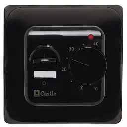 Терморегулятор механічний Castle RTC 70.26 чорний матовий