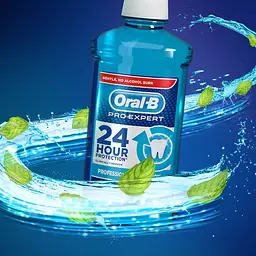 Ополiскувач для ротової порожнини Oral-B Pro-Expert Professional Protection Свіжа м'ята 500 мл - мініатюра 5