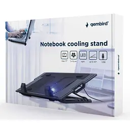 Підставка для ноутбука Gembird 17" Black (NBS-1F17T-01) - мініатюра 5