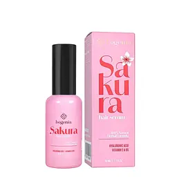 Сироватка з екстрактом сакури Bogenia Sakura Hair Serum Hyaluronic Acid / Vitamin B5 50 ml