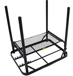 Стіл Bo-Camp Garland 60x45 cm Black/Wood look (1404195) (DAS303266) - мініатюра 4