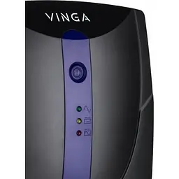 Пристрій безперебійного живлення Vinga LED 1500VA plastic case (VPE-1500P) - мініатюра 3