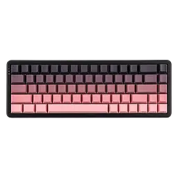 Клавіатура Ajazz AK680 Red Switch Side Printed Pink