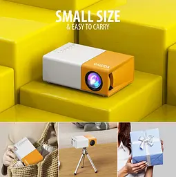 Мультимедійний портативний проектор Vamvo YG300 Pro HD LED 2000 Лм - мініатюра 5