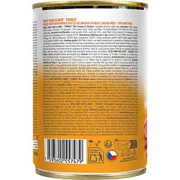 Вологий корм для собак Brit Pate & Meat Turkey з індичкою 400 г - мініатюра 3