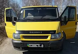 Дефлектор капоту мухобійка для Ford Transit 1999-2007 Євро Кріплення (Vip Tuning) FR15 - мініатюра 2