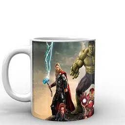 Кухоль GeekLand Avengers Месники з халком AG.02.036 330 мл білий - мініатюра 2