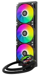Водяне охолодження ID-Cooling Space LCD SL360 XE ARGB Black (SL360 XE) - мініатюра 2