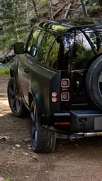 Емблема напис задня Defender для Land Rover (Чорна) 207х16 мм (на скотчі) LR130736 - мініатюра 3