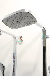 Душова система Hansgrohe Raindance Select E 300 2Jet з термостатом ShowerTablet White/Chrome 27126400, Хром - мініатюра 3