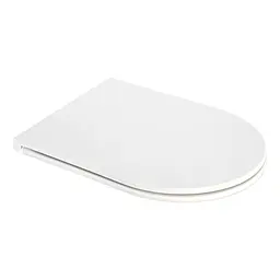 Унітаз підвісний Qtap Robin безобідковий з сидінням Slim Soft Close QT1333046ENRW, Білий - мініатюра 9