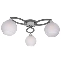 Люстра стельова Brille в спальню E27 60W BK (LK-605C/3) - мініатюра 3