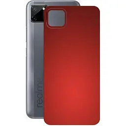 Захисна плівка StatusSKIN для Realme C11 2020 Корпус Вініл червона, матова
