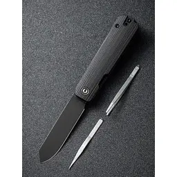 Ніж складаний кишеньковий Civivi Sendy, (7.2 см) Nitro-V / G10 чорний - мініатюра 11