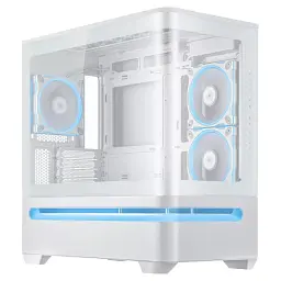 Корпус для ПК ASUS Prime AP202 ARGB Tempered Glass White (90DC00P3-B19000) - мініатюра 2
