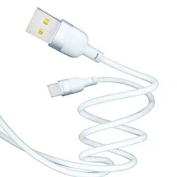 Кабель для заряджання та обміну даними USB Yoki YK-SI50 SILICONE Series USB/Type C 60W 3A/20V 1.2 м Синій - мініатюра 7