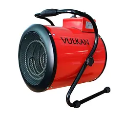 Електрична теплова гармата Vulkan 3,0 кВт, площа обігріву 35 кв.м., червоний, підлоговий, SL-TSE-30G