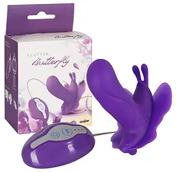 Вібратор Seven Creations Flutter Butterfly 9 см фіолетовий - мініатюра 10