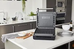 Гриль George Foreman 28000-56 Smokeless Grill 1575 Вт антипригарне покриття білий/сталь (28000-56) - мініатюра 15