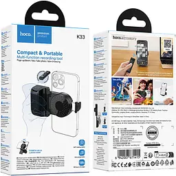 Тримач для смартфона Hoco K33 Oleada Black (6942007671415) [176338] - мініатюра 7
