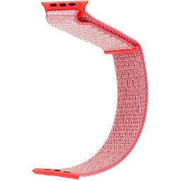 Ремінець Apple Watch Nylon 42/44/45/46/49 mm Shiny Рожевий