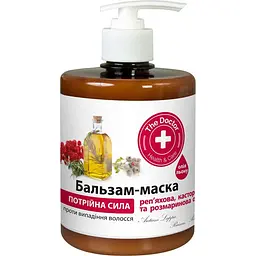 Бальзам-маска для волосся Домашний Доктор Потрійна сила 500 мл