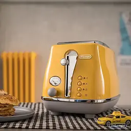 Тостер DeLonghi CTOC 2103 Y Icona Capitals жовтий (00000018043) - мініатюра 5
