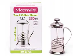 Заварник френч-прес Kamille KM-0772S 350мол - мініатюра 7