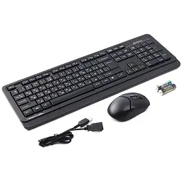 Комплект бездротовий A4Tech FG1012 Black - мініатюра 3
