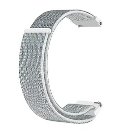 Ремінець BeWatch нейлоновий липучка для Xiaomi Amazfit Stratos/Pace/GTR Білий (1021311) - мініатюра 3