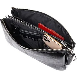 Шкіряна жіноча сумка GRANDE PELLE 26х15,5х3 см sum0023601 - мініатюра 6