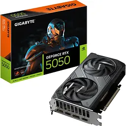 Відеокарта Gigabyte GeForce RTX 5050 Windforce OC 8G (GV-N5050WF2OC-8GD) UA [143291]