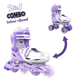 Роликові ковзани Neon Combo розмір 30-33 фіолетові (NT09L4) - мініатюра 2