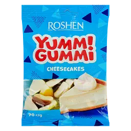 Желейні цукерки Roshen Yummi Gummi Cheesecakes 70 г