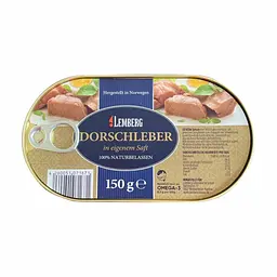 Печінка тріски Lemberg Dorhleber 150 г