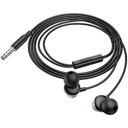 Навушники провідні вакуумні Borofone BM78 з мікрофоном Jack 3.5 сірі