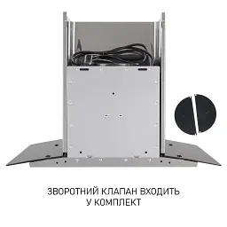 Витяжка декоративна зі склом Minola MTG 6242 I LED - мініатюра 9