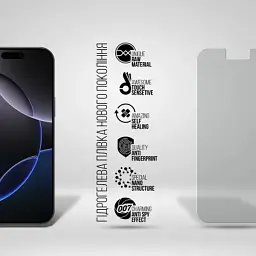 Плівка захисна Armorstandart Anti-spy Apple iPhone 16 Pro Max (ARM80748) - мініатюра 2