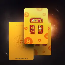 Криптогаманець Tangem Wallet 2.0 Bitcoin Pizza Day 2025 набір з 3 карток (TG-PIZZA) - мініатюра 2