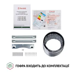 Витяжка купольна Perfelli K 6610 BL 1000 LED - мініатюра 10