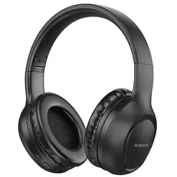 Навушники Borofone BO19 Musique BT headphones, BT5.3, ANC, AUX, 200mAh, 20h, black - мініатюра 2