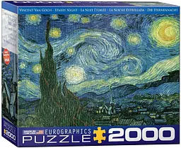 Пазл EuroGraphics Зоряна ніч Вінсент Ван Гог 2000 елементів (8220-1204) - мініатюра 2