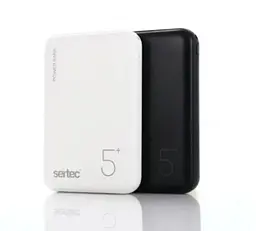 Зовнішній акумулятор Powerbank Sertec ST-2060 5000 mAh (Чорний) - мініатюра 4