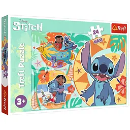 Пазл Trefl Maxi Lilo&Stitch Щасливий день 24 елемента (5900511143652) - мініатюра 2