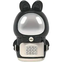 Дитяча електронна Скарбничка Сейф Космонавт із кодовим замком Little Space Rabbit Piggy Bank