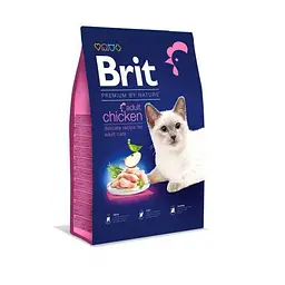 Сухий корм Brit Premium Cat Nature Adult Chicken для кішок, з куркою, 8 кг