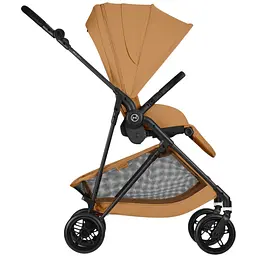 Візок Cybex Melio Carbon Cinnamon Yellow з бампером (526000803) - мініатюра 3