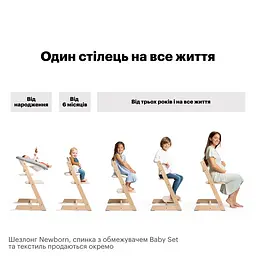 Стільчик Stokke Tripp Trapp Fjord Blue, синій (100138) - мініатюра 5