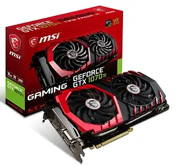 Відеокарта MSI GTX 1070Ti 8Gb Gaming (GTX 1070 Ti GAMING 8G) (GDDR5, 256 bit, PCI-E 3.0 x16) Б/в - мініатюра 5